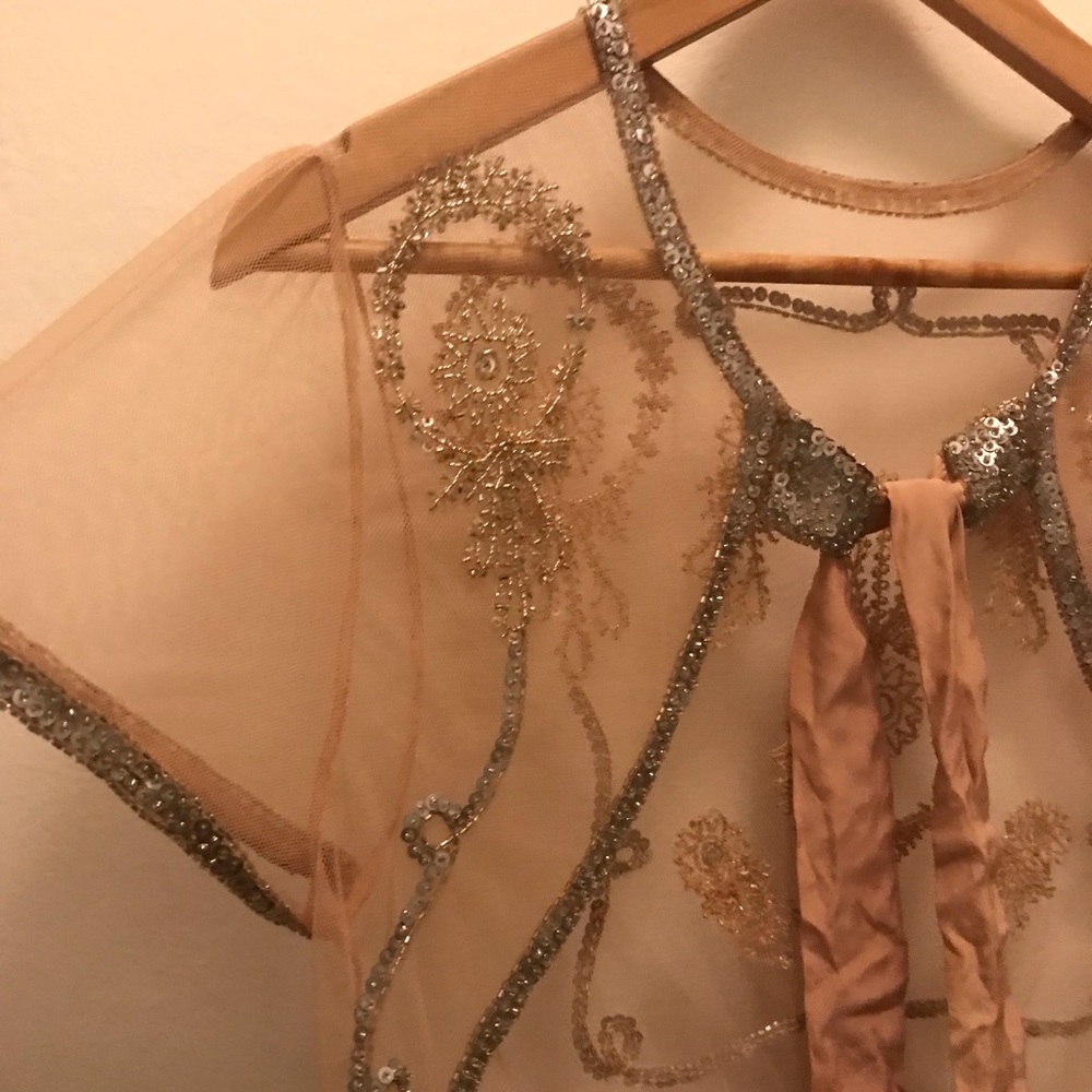 Silk Beaded Bolero - Picture 7 of 11